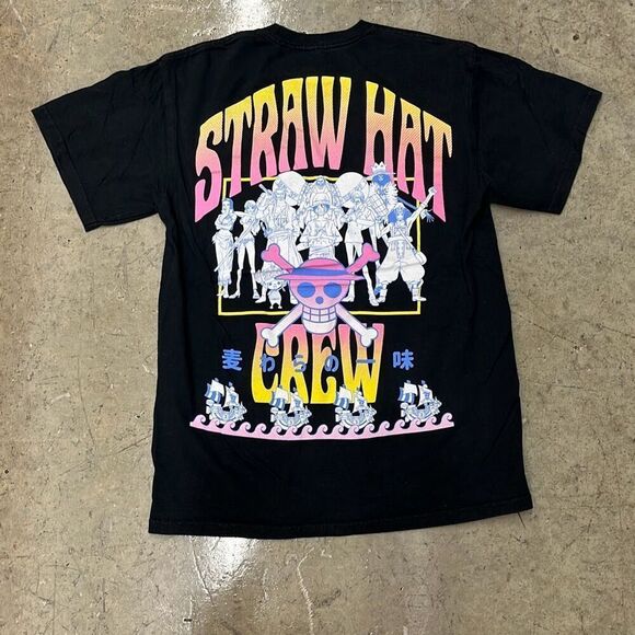 One Piece Graphic T Shirt Great Condition Straw Hats - Picture 1 of 4